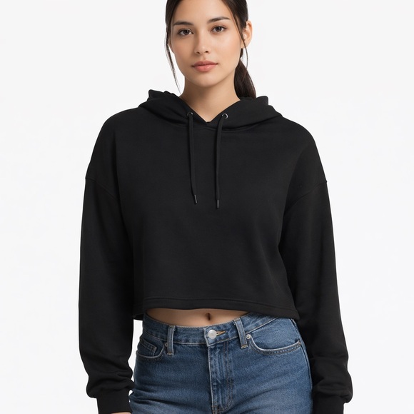 Uniqlo Tops - Uniqlo Lightweight Hoodie Black